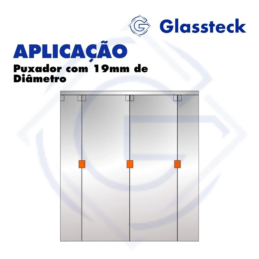 Puxador com 19mm de Diâmetro -2