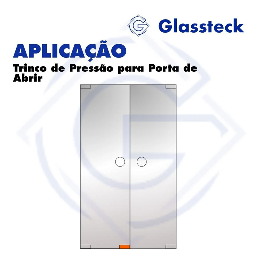 Trinco de Pressão para Porta de Abrir -2