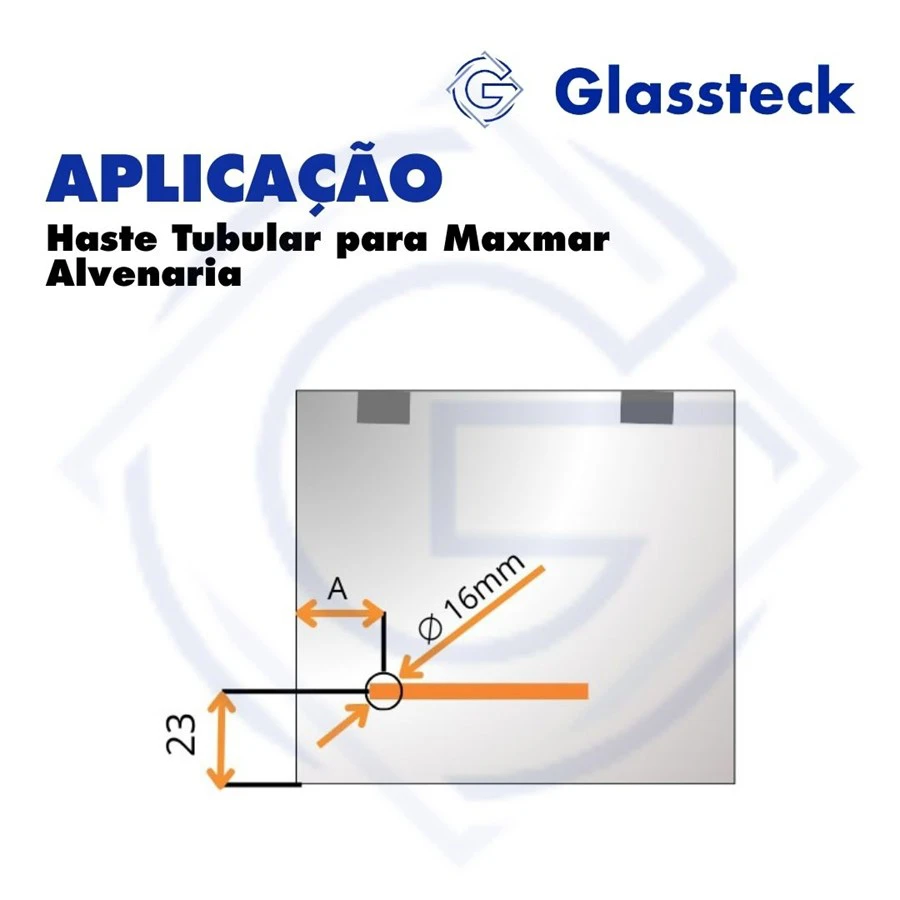 Haste Tubular para Maxmar Alvenaria V/A -2