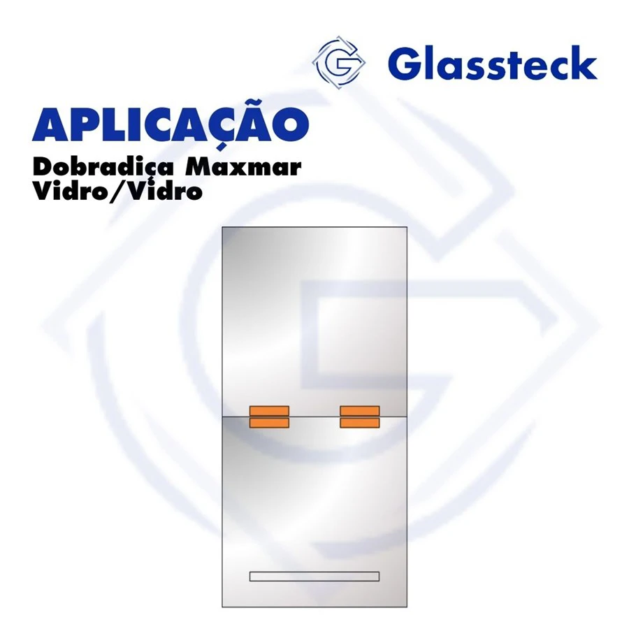 Dobradiça Maxmar Vidro Vidro -2