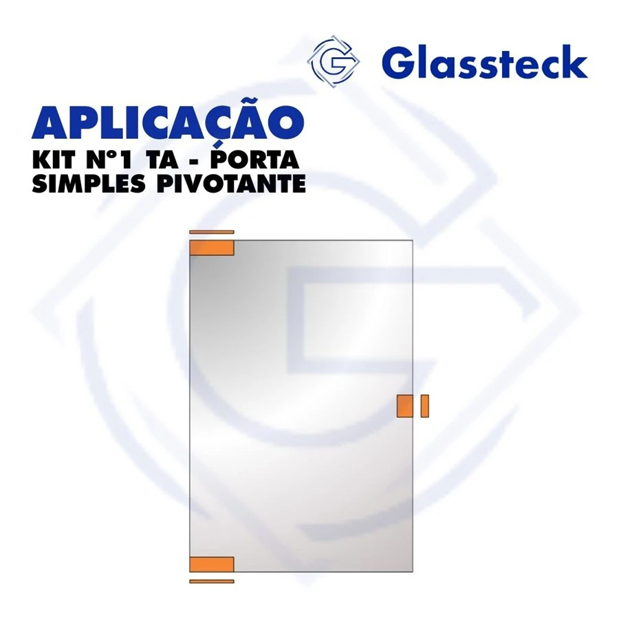 KIT Nº1 TA - PORTA SIMPLES PIVOTANTE -2