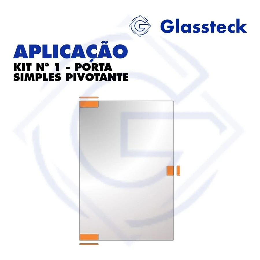KIT Nº 1 - PORTA SIMPLES PIVOTANTE -2