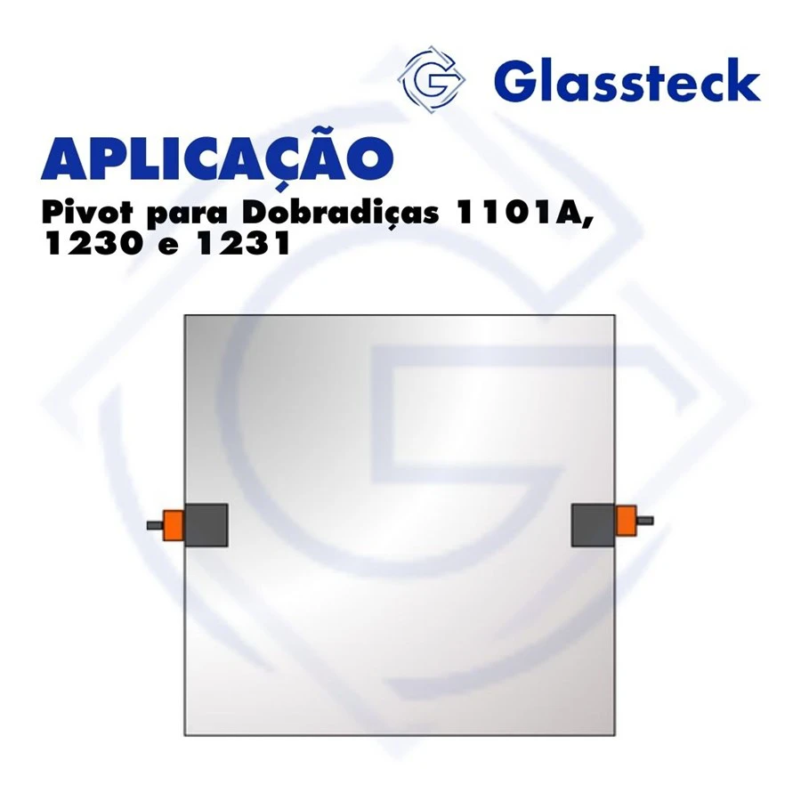 Pivot para Dobradiças 1101A, 1230 e 1231 -2