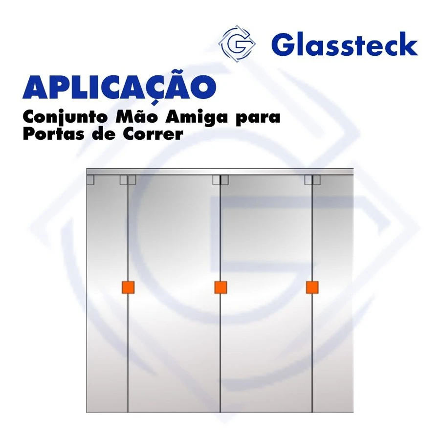 Conjunto Mão Amiga para Portas de Correr -2