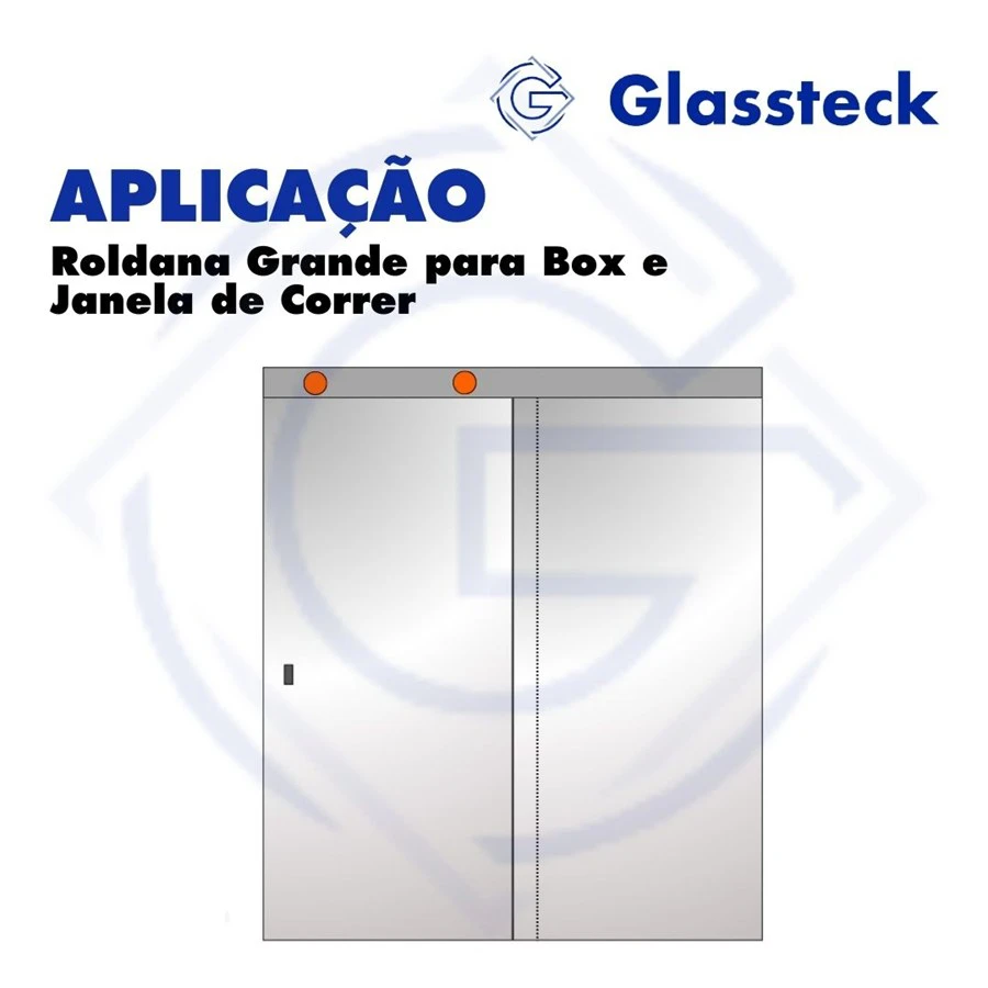 Roldana Grande para Box e Janela de Correr -2