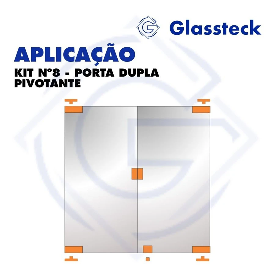 KIT Nº8 - PORTA DUPLA PIVOTANTE -2