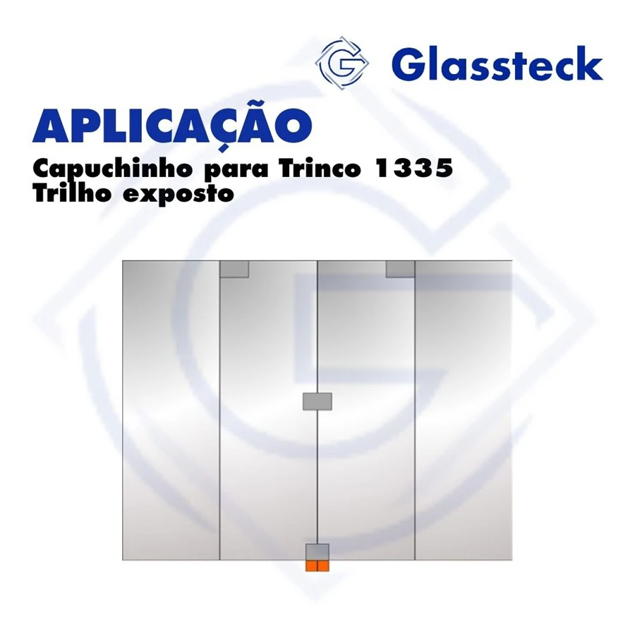 Capuchinho para Trinco 1335 Trilho exposto -2