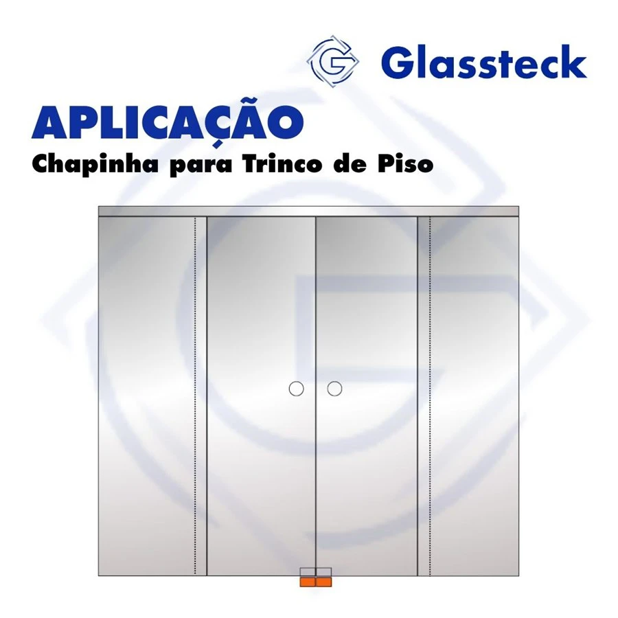Chapinha para Trinco de Piso -2