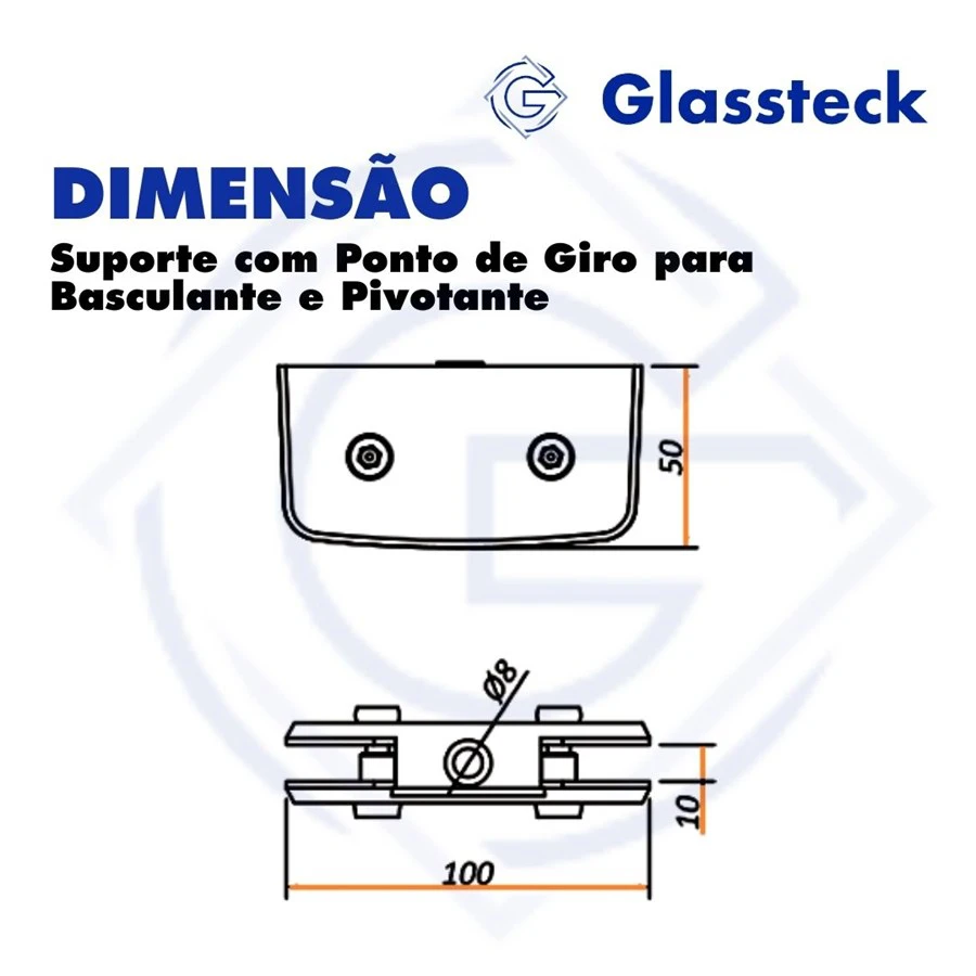 Suporte com Ponto de Giro para Basculante e Pivotante -2