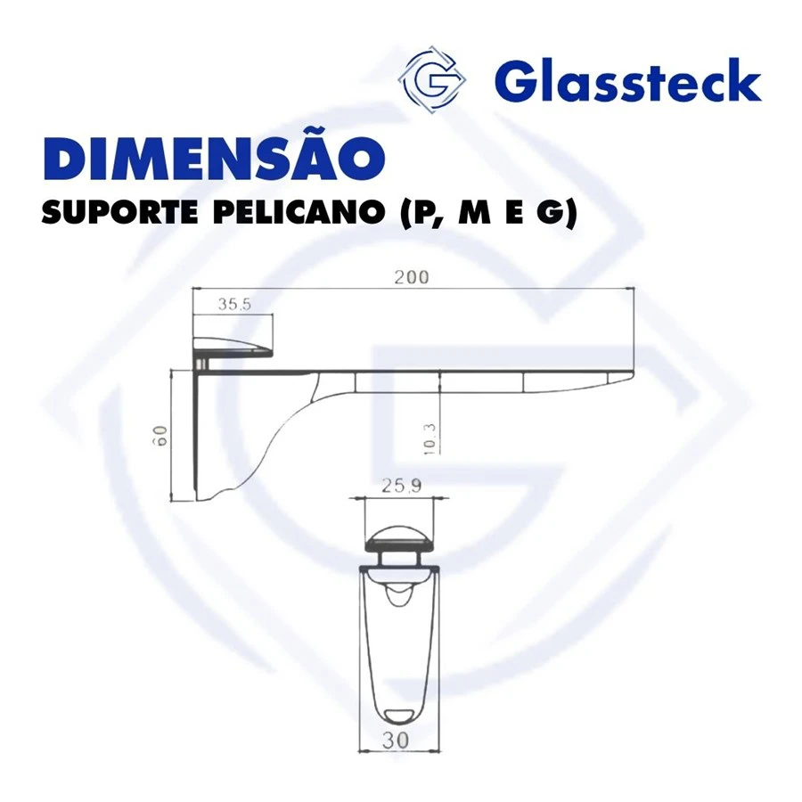 SUPORTE PELICANO (P, M E G) -2
