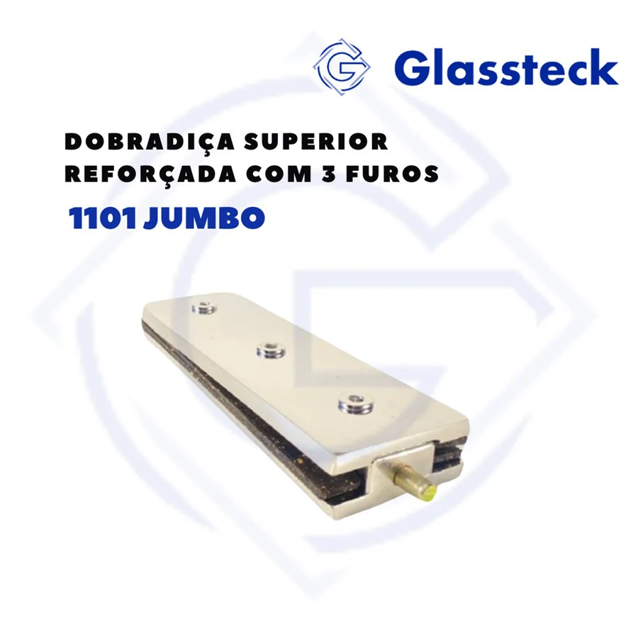 Dobradiça Superior Reforçada com 3 furos