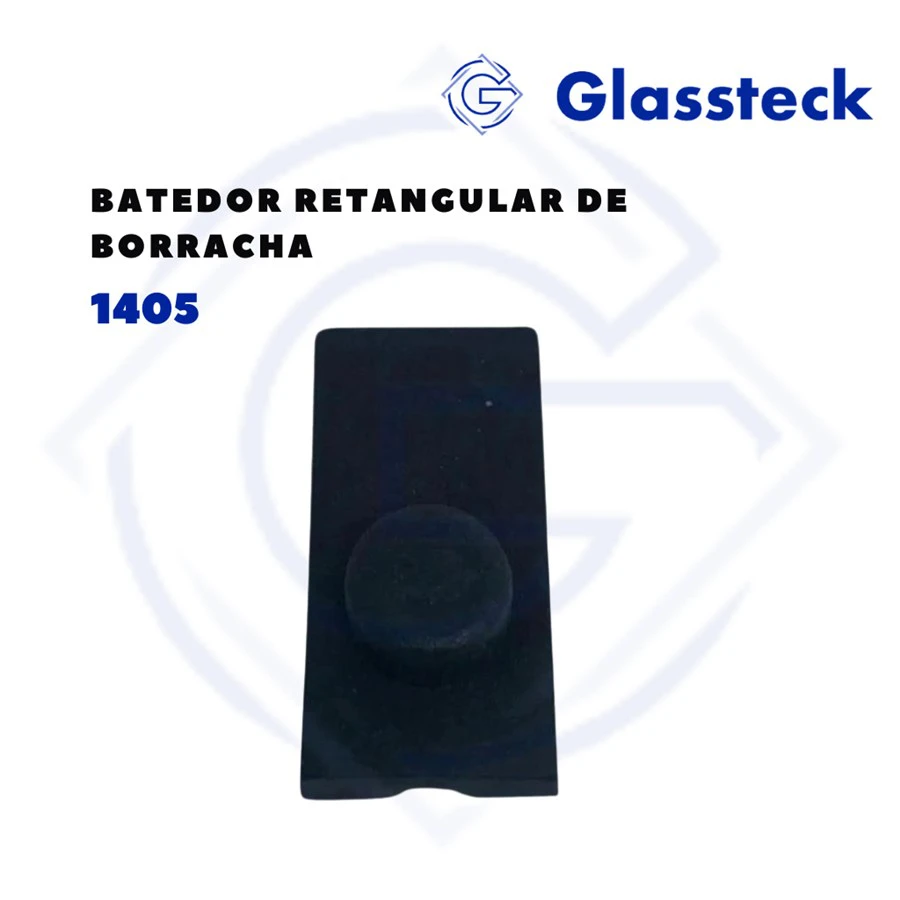 Batedor retangular de borracha