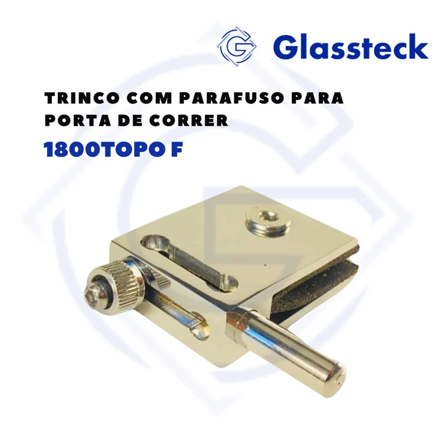 Trinco com Parafuso para Porta de Correr