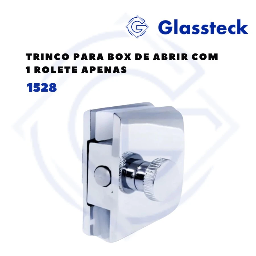 Trinco para Box de Abrir com 1 Rolete Apenas