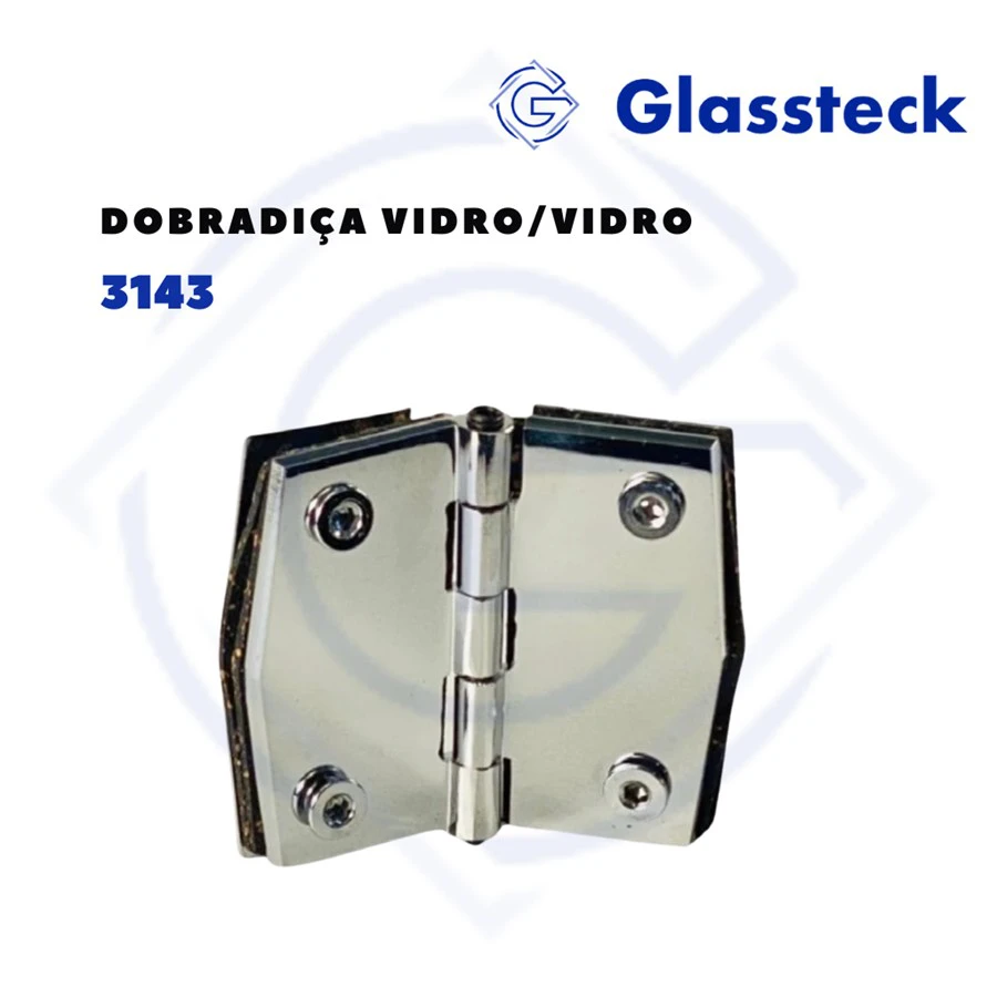 Dobradiça Vidro/Vidro