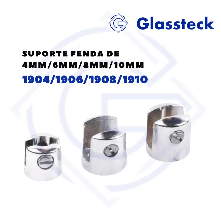 Suporte Fenda de 4mm / 6mm / 8mm / 10mm