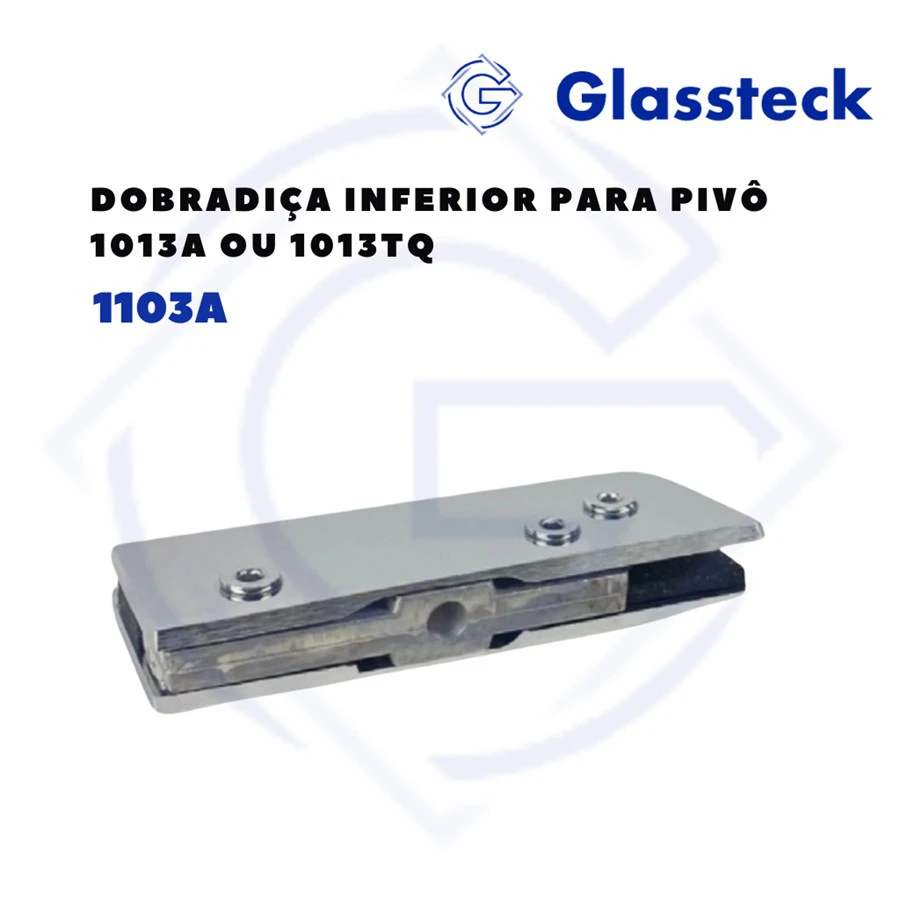 Dobradiça Inferior para Pivô 1013A ou 1013TQ