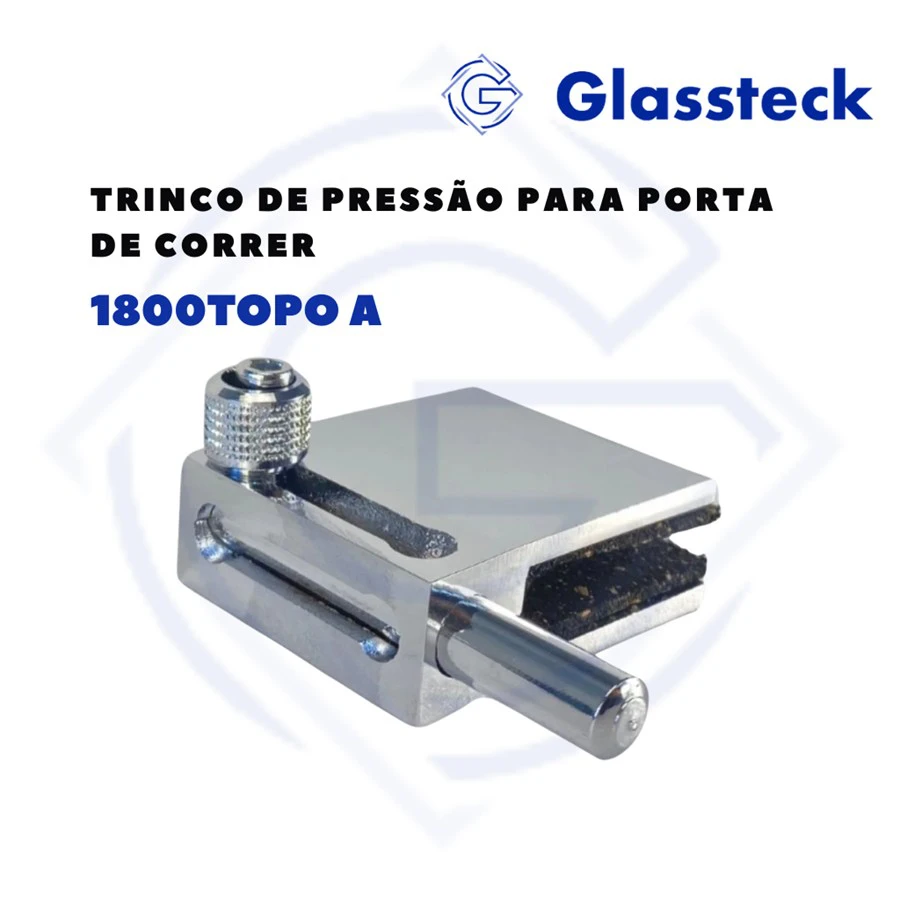 Trinco de Pressão Porta de Correr