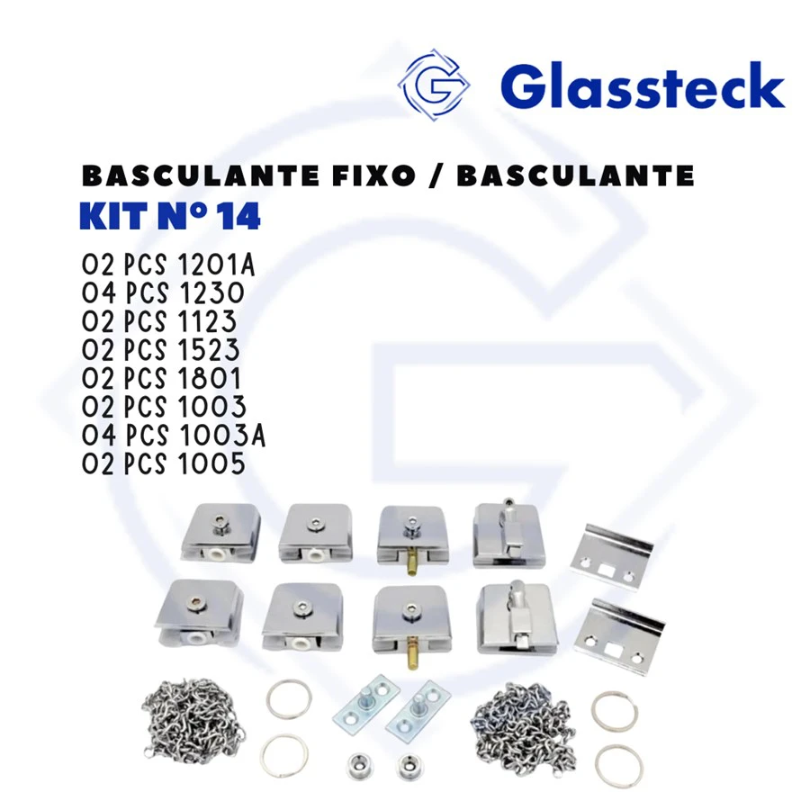 KIT Nº14 - BASCULANTE / FIXO BASCULANTE