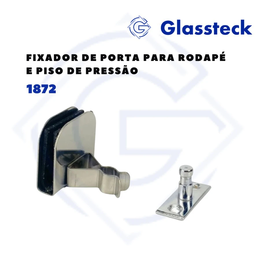 Fixador de Porta para Rodapé e Piso de Pressão