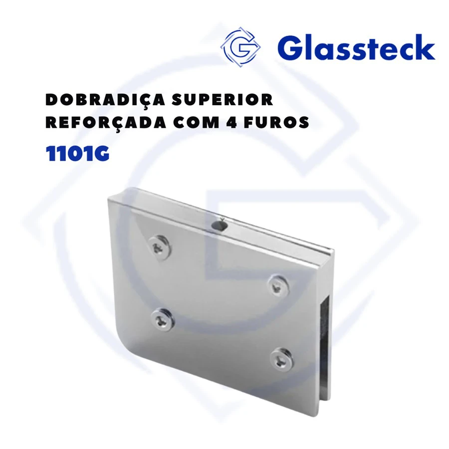 Dobradiça Superior Reforçada com 4 furos