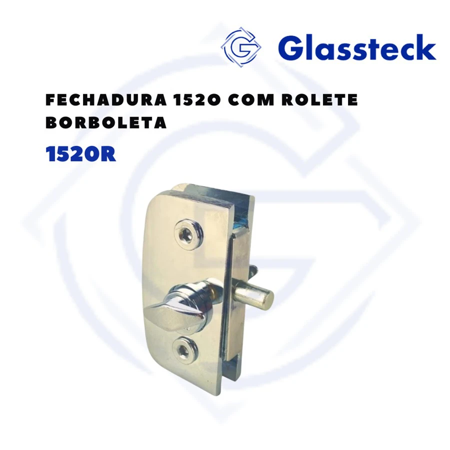 Fechadura 1520 com Rolete Borboleta