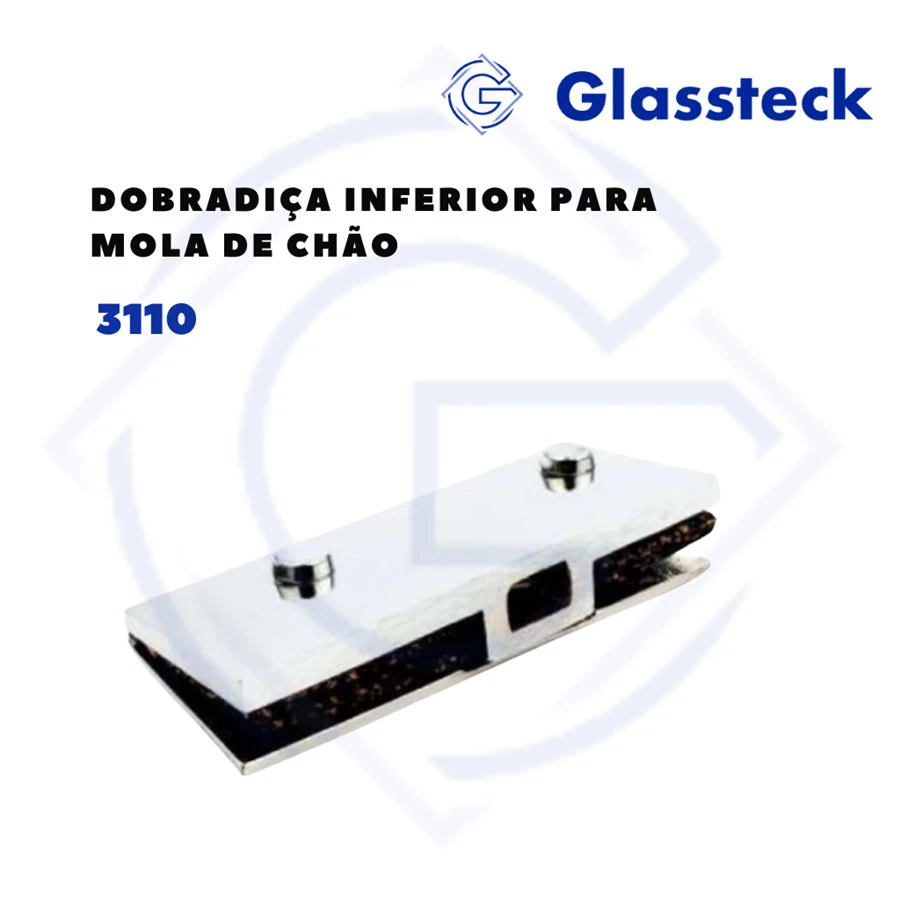 Dobradiça Inferior para mola de chão