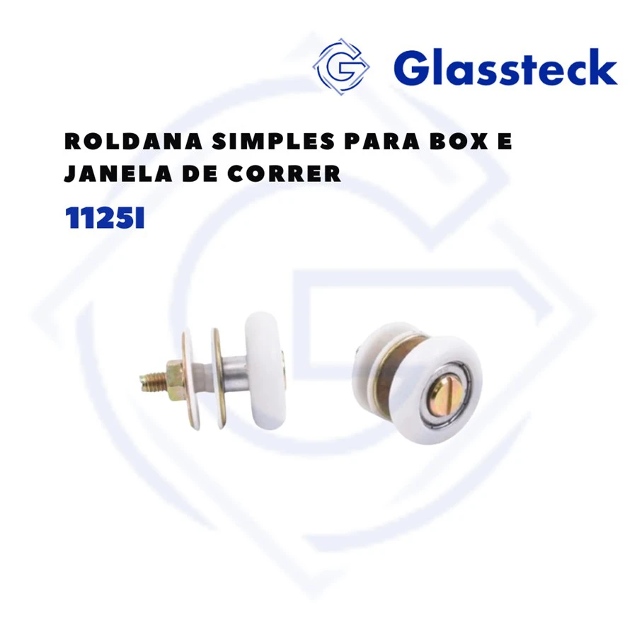 Roldana Simples para Box e Janela de Correr
