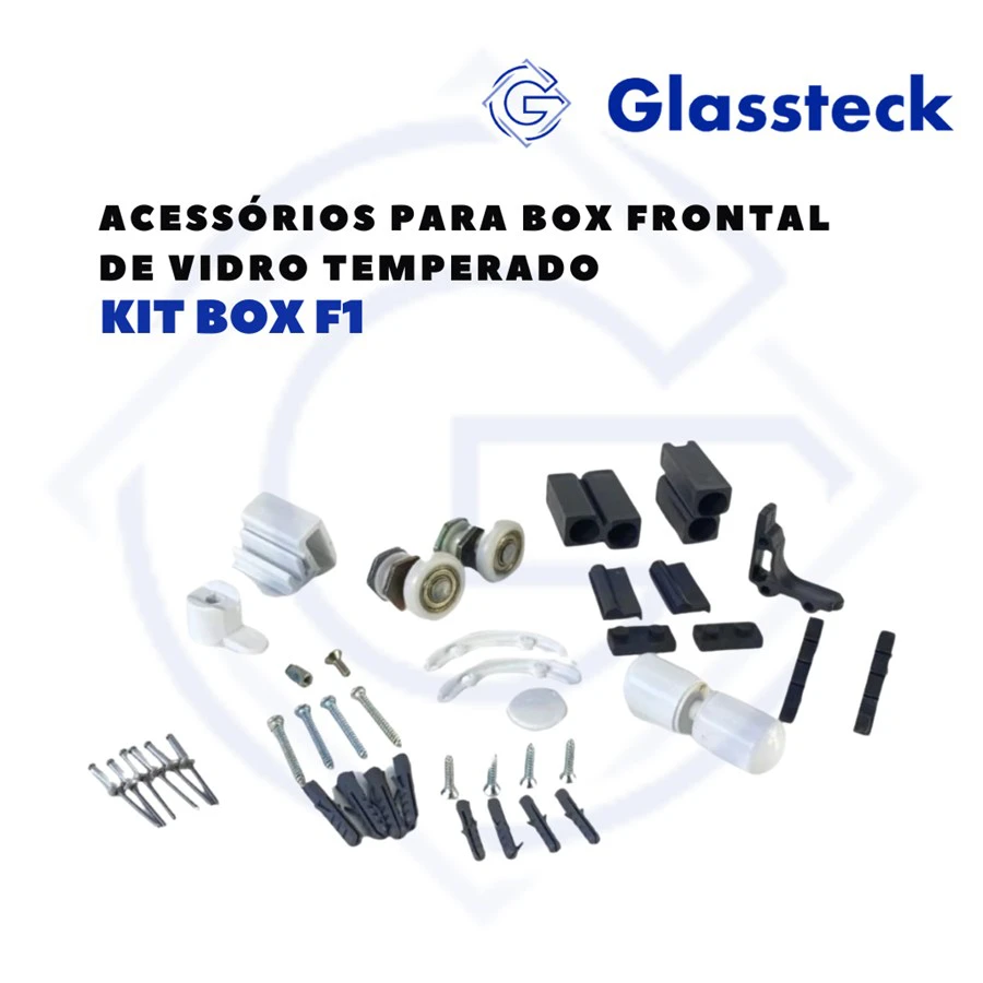 Acessórios para box frontal de vidro temperado