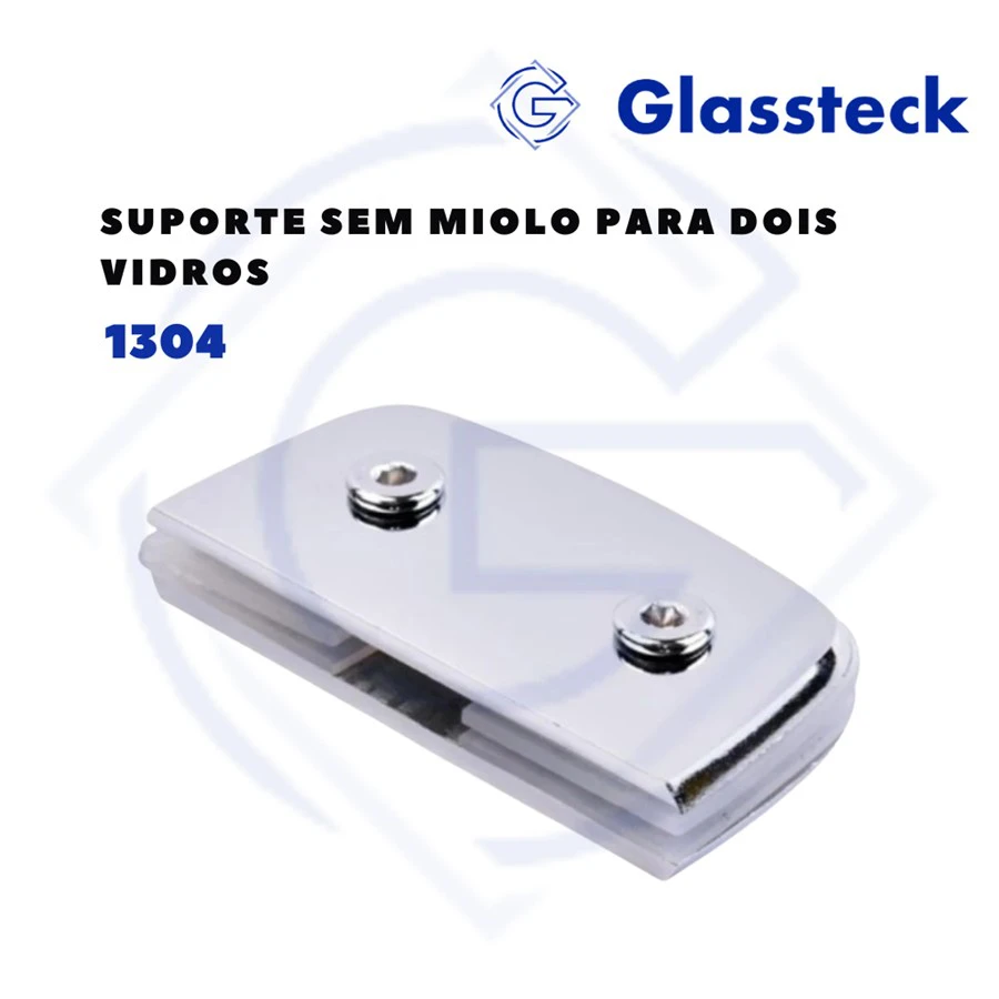 Suporte sem Miolo para Dois Vidros