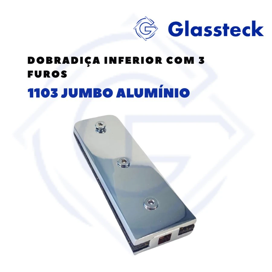 Dobradiça Inferior com 3 furos