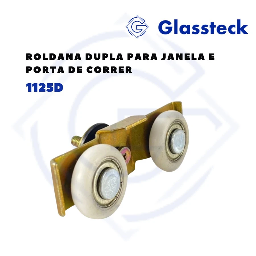 Roldana Dupla para Janela e Porta de Correr