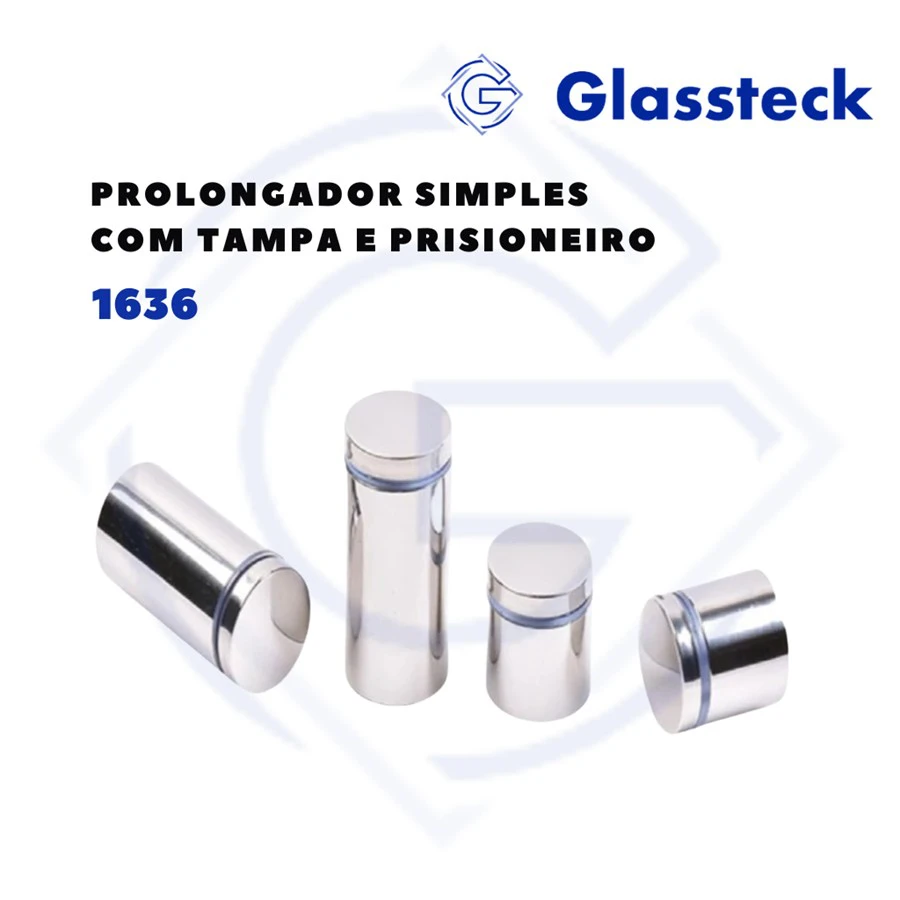 Prolongador simples com tampa e prisioneiro