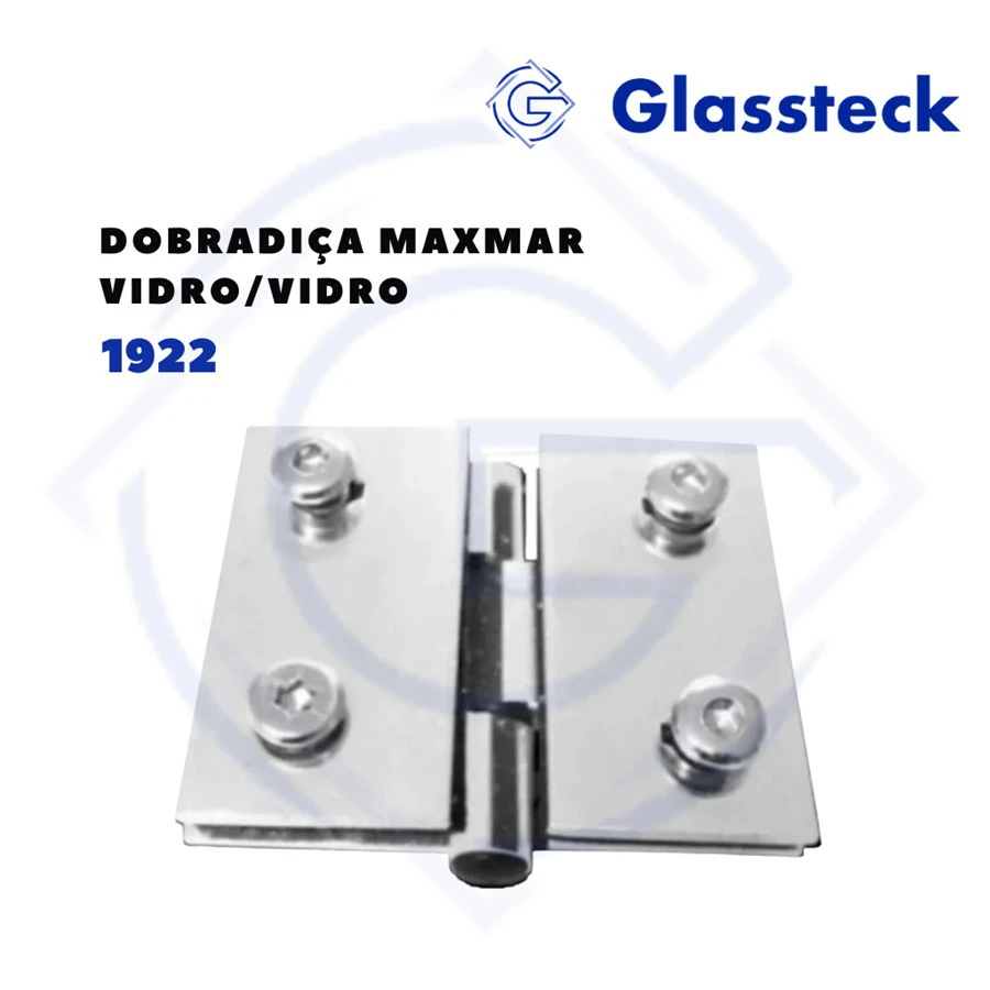 Dobradiça Maxmar Vidro Vidro