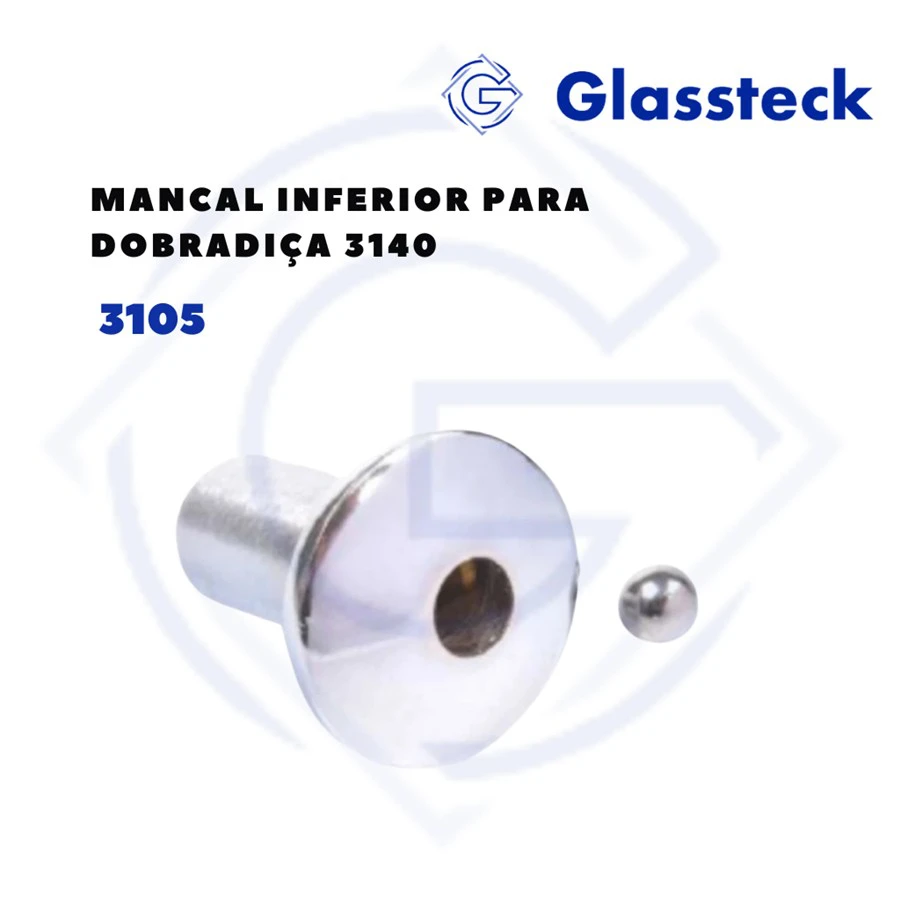 Mancal Inferior para Dobradiça 3140