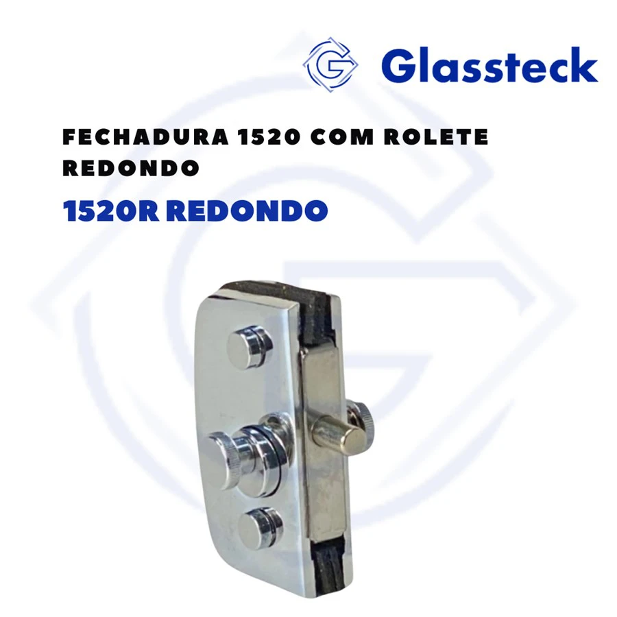 Fechadura 1520 com Rolete Redondo