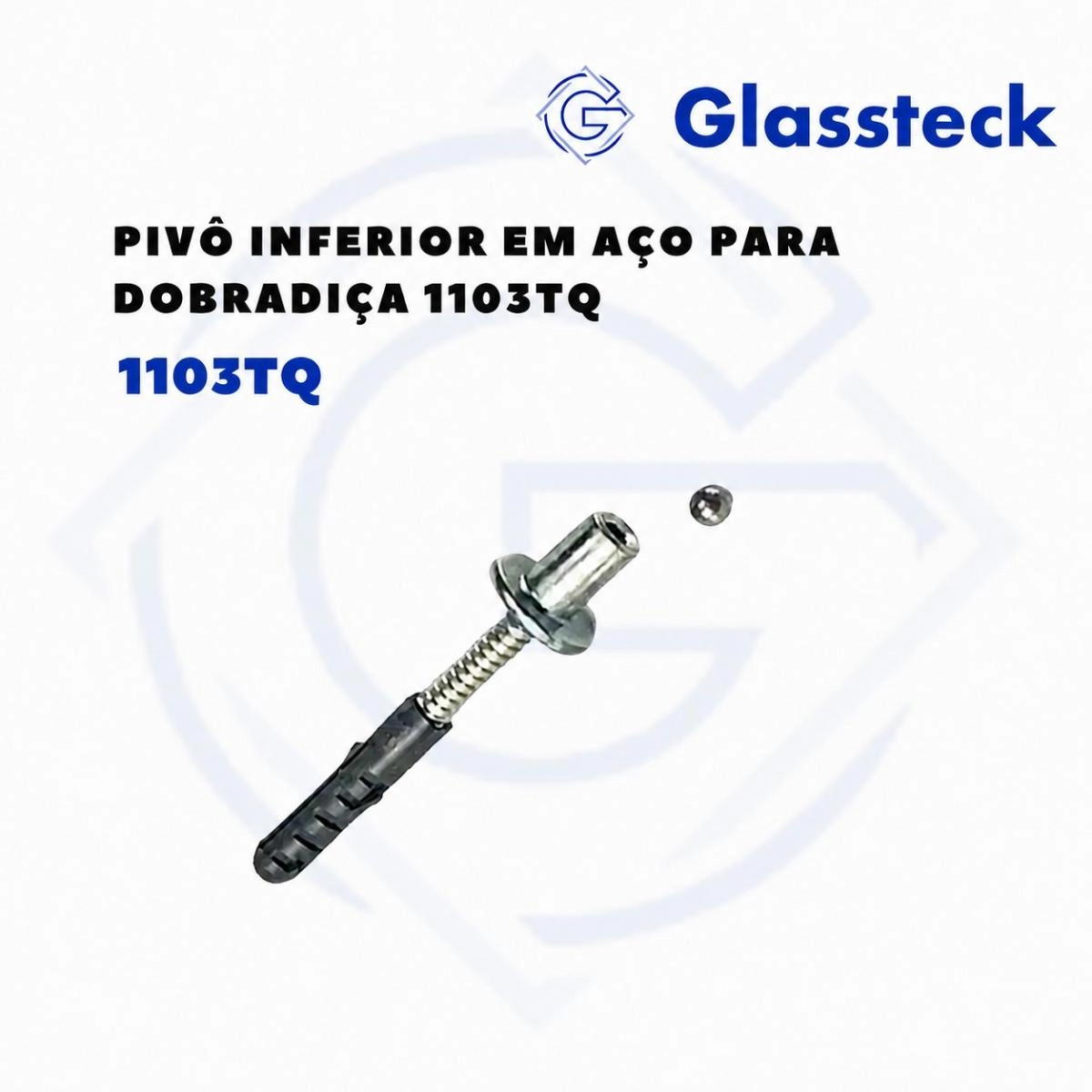 Pivô Inferior em aço para Dobradiça 1103TQ