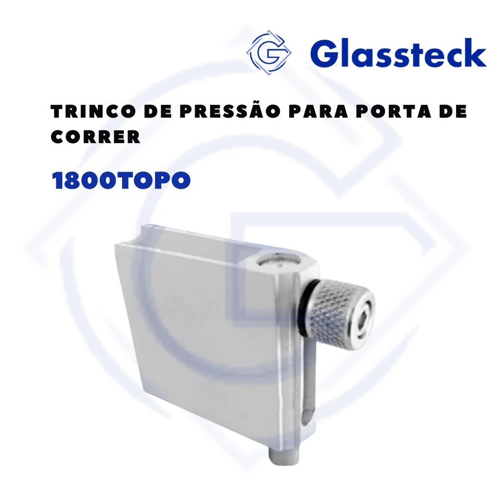 Trinco de Pressão para Porta de Correr