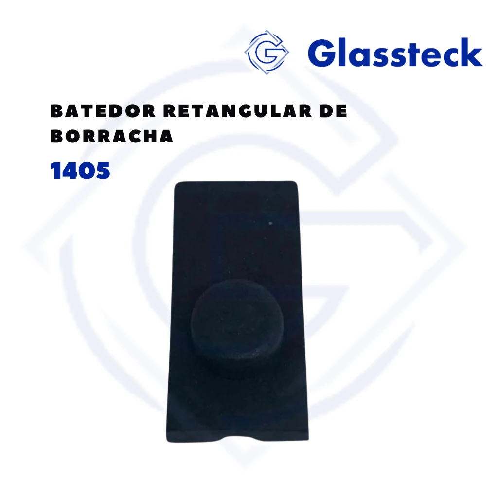 Batedor retangular de borracha