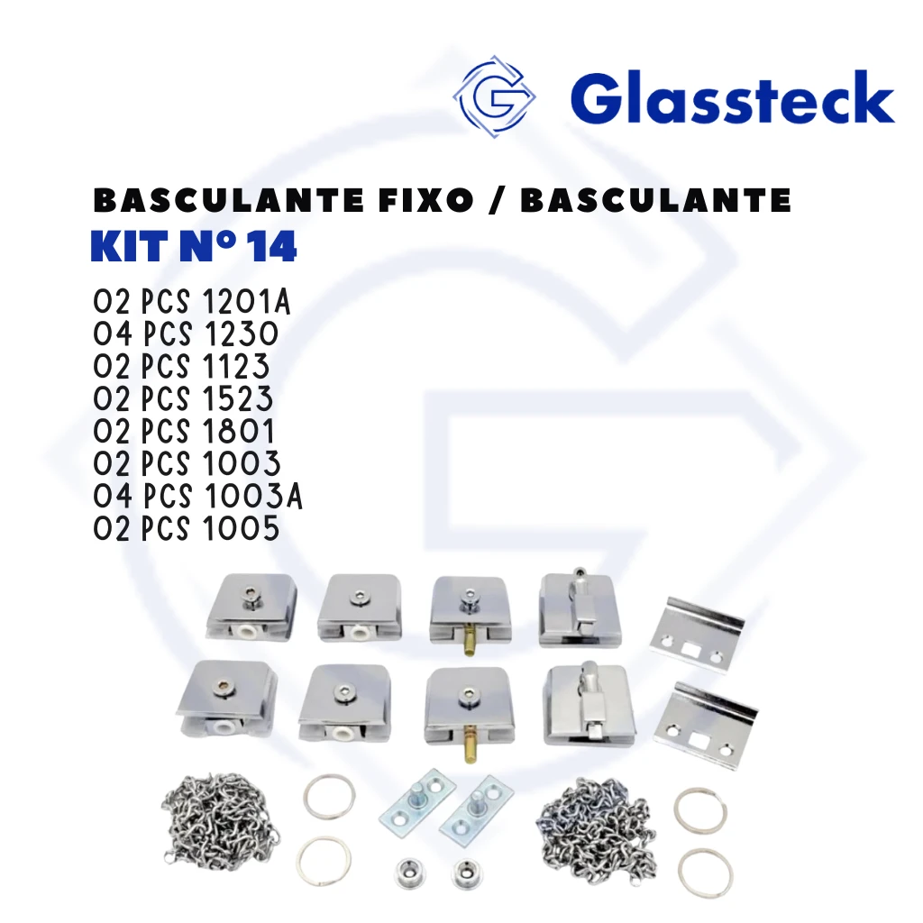 KIT Nº14 - BASCULANTE / FIXO BASCULANTE