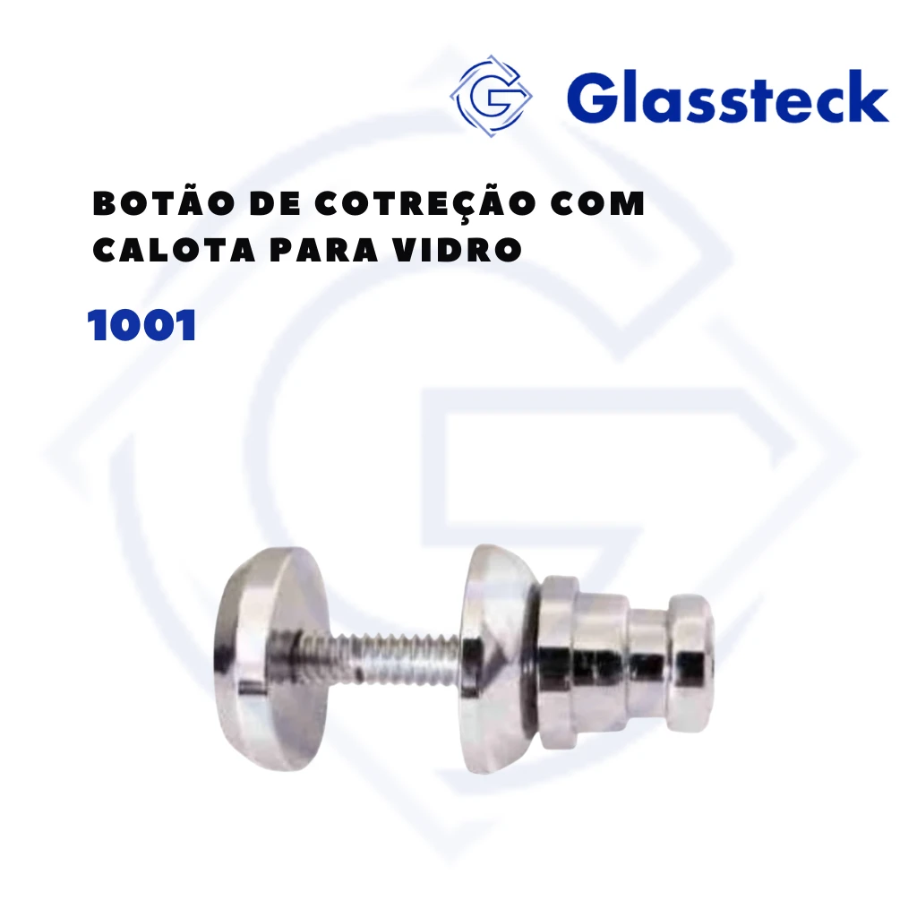 Botão de Correção com Calota para Vidro
