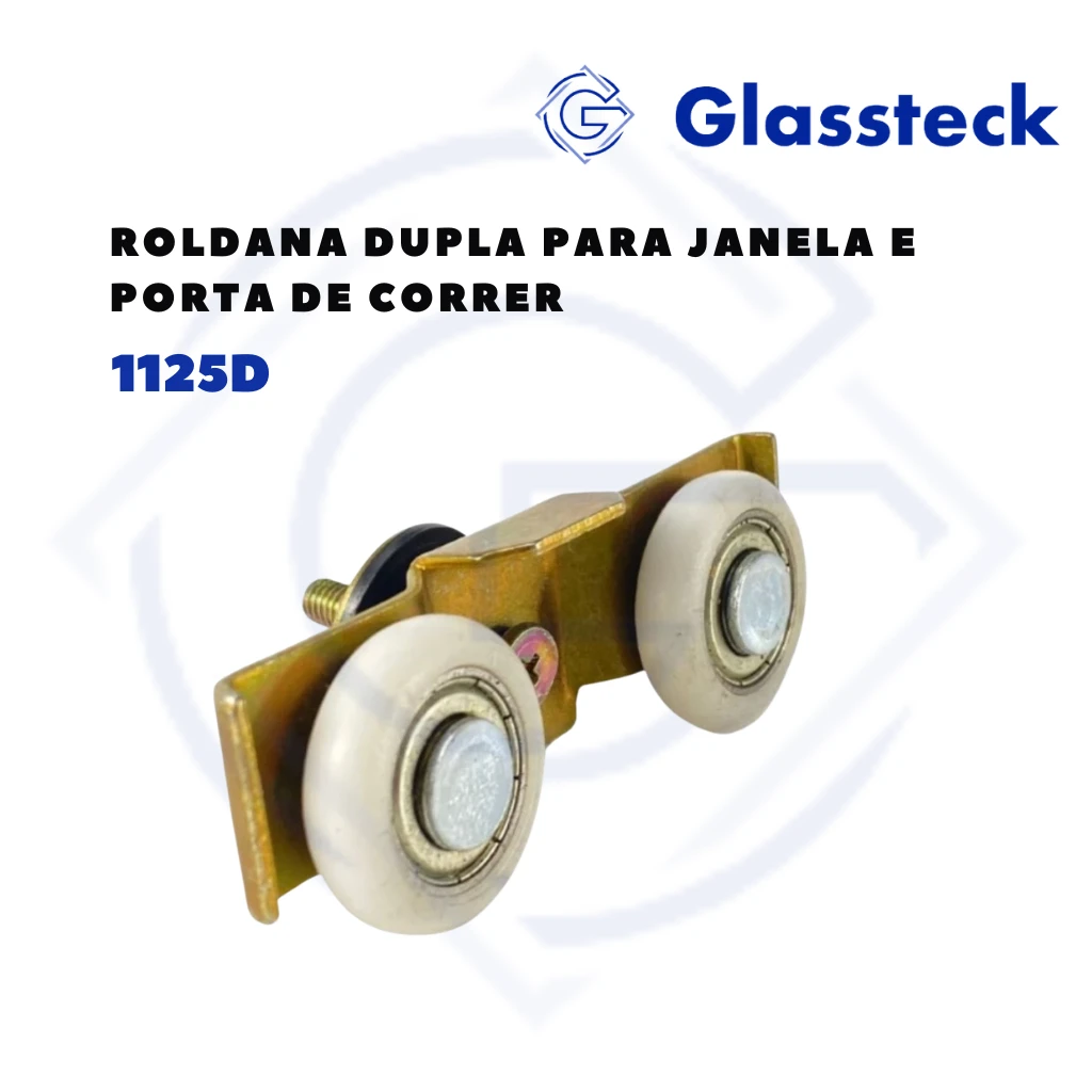Roldana Dupla para Janela e Porta de Correr