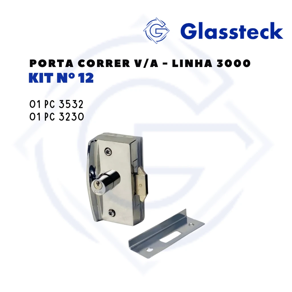 KIT Nº12 - JANELA CORRER V/A - LINHA 3000