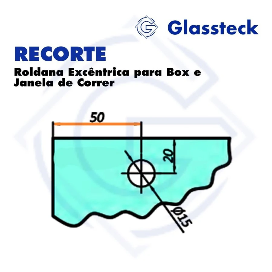 Roldana Excêntrica para Box e Janela de Correr -2