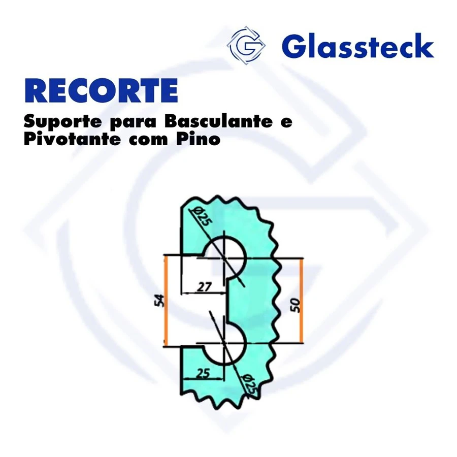 Suporte para Basculante e Pivotante com Pino -2