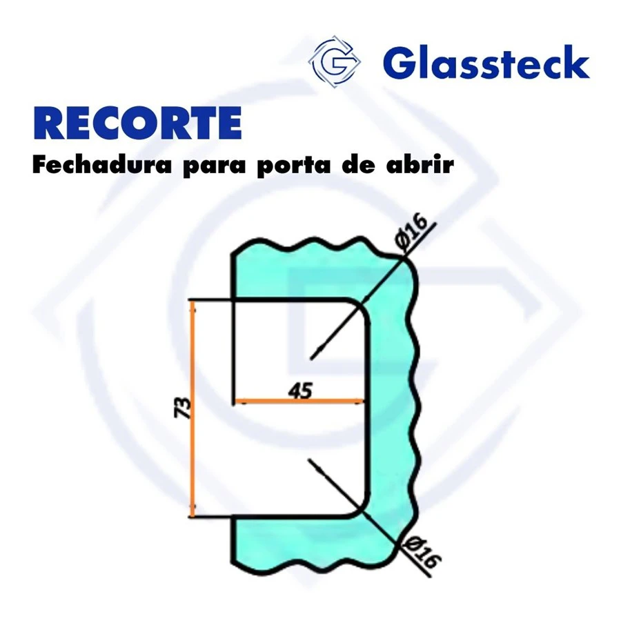 Fechadura para porta de abrir -2