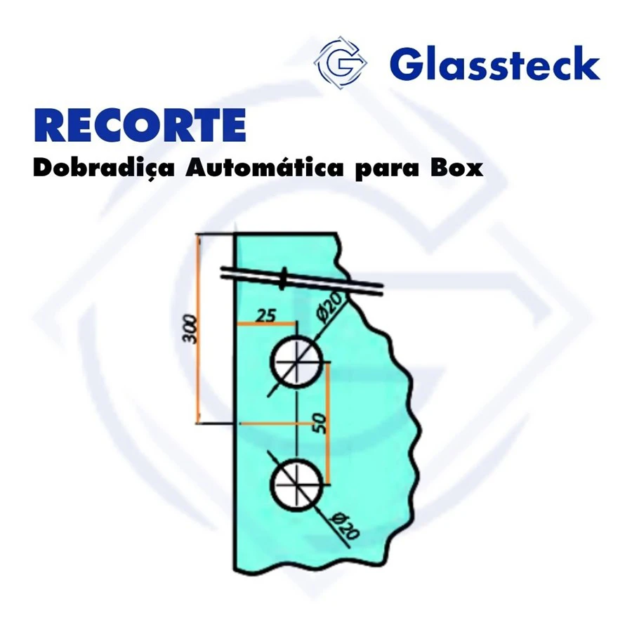 Dobradiça Automática para Box -2