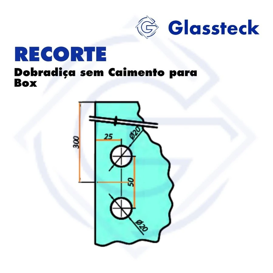 Dobradiça sem Caimento para Box -2