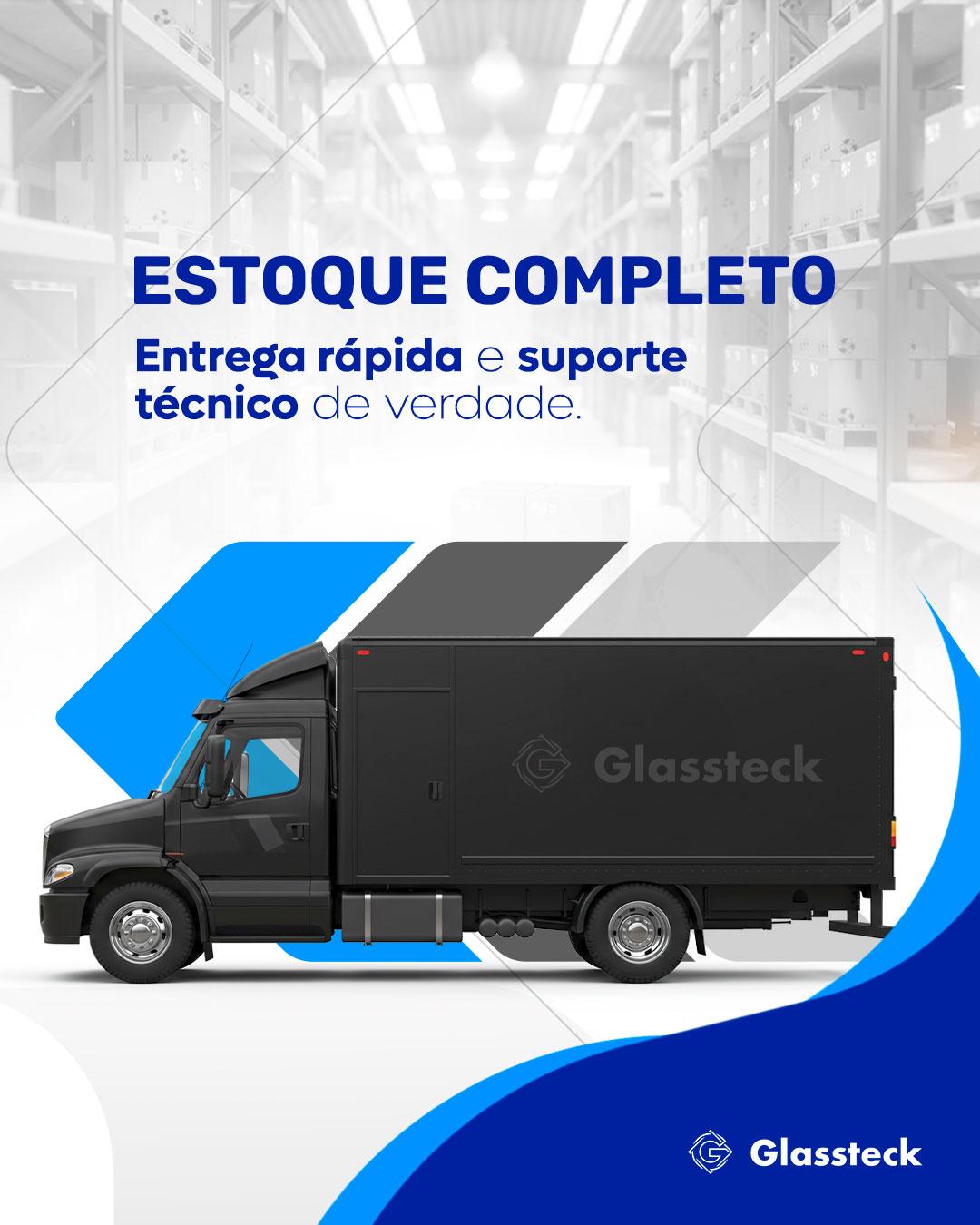 Glassteck Estoque completo Glassteck Ferragens